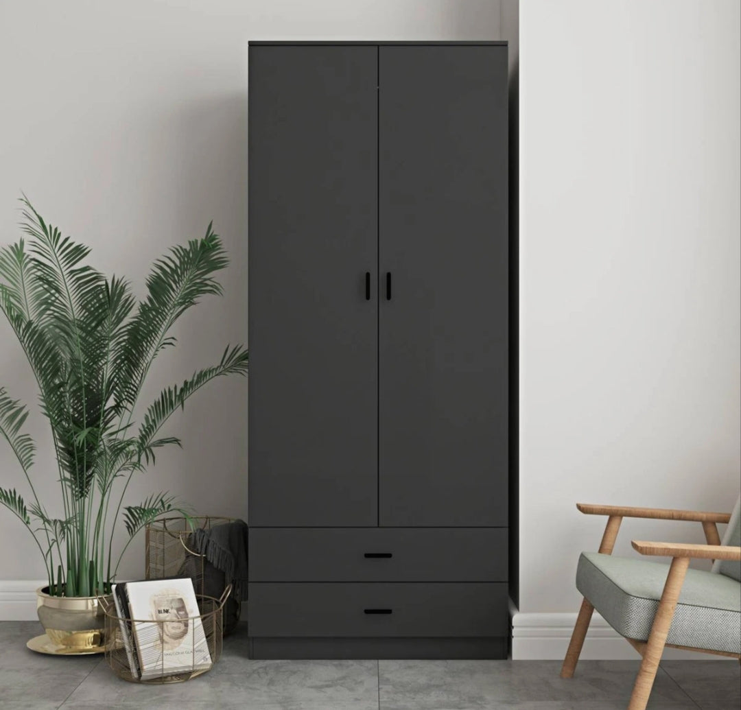 2 Door Male Wardrobe With 2 Drawers
