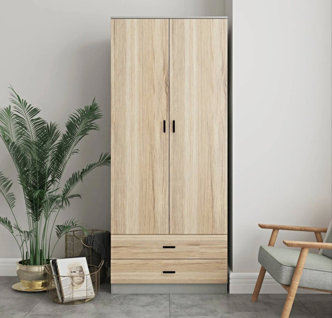 2 Door Male Wardrobe With 2 Drawers