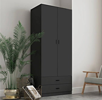 2 Door Male Wardrobe With 2 Drawers