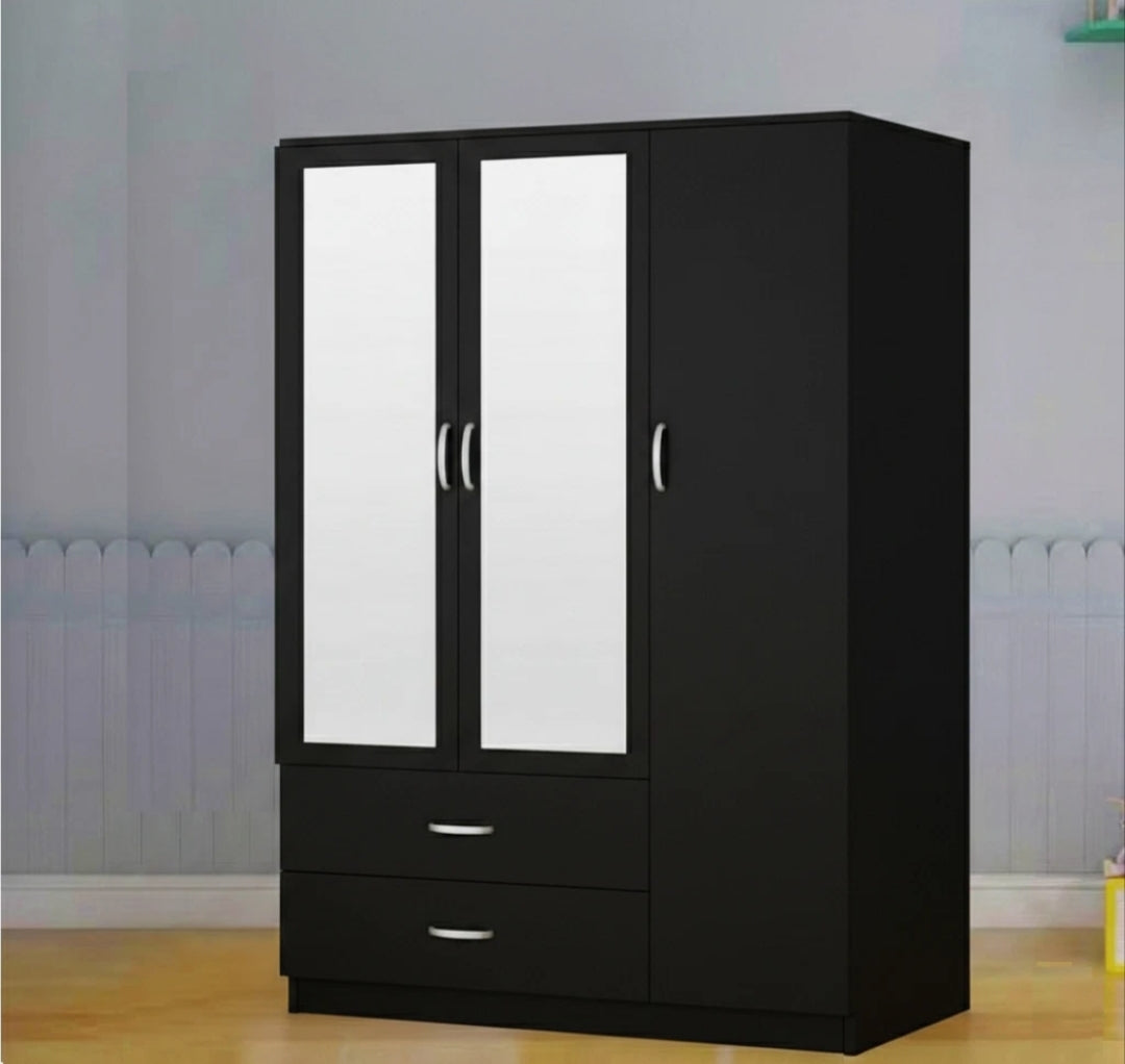 3 Door Wardrobe With 2 Drawers